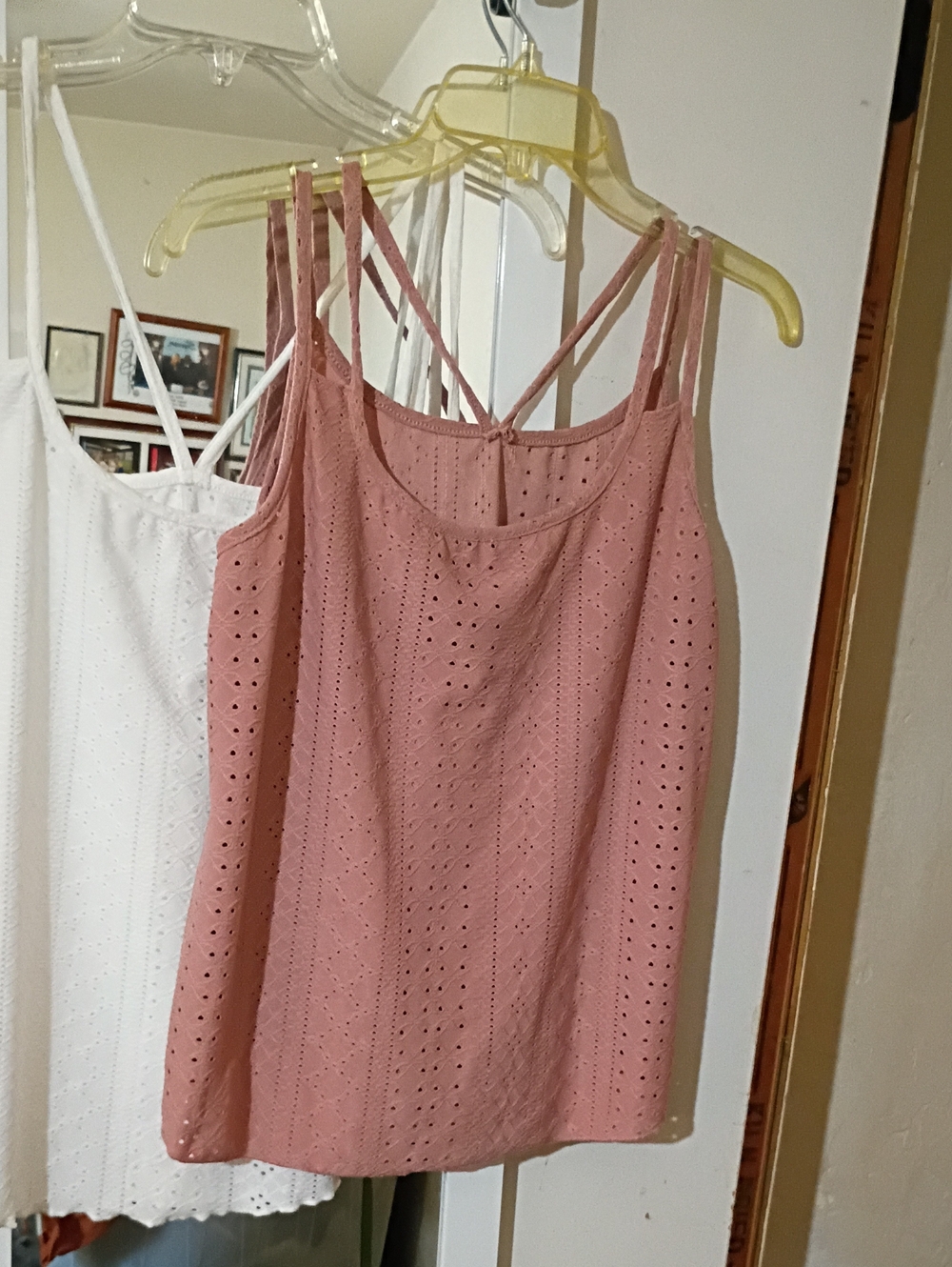 ⭐TWO identical Tops❗ One Brown, One White NWOT. Never Worn Great Price